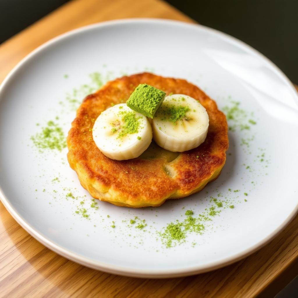 Pisang Goreng Matcha