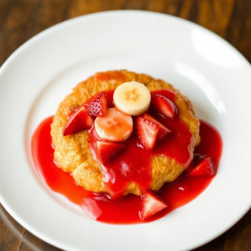 Pisang Goreng Strawberry